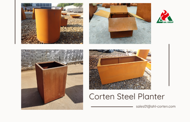 Corten Steel Outdoor Planter